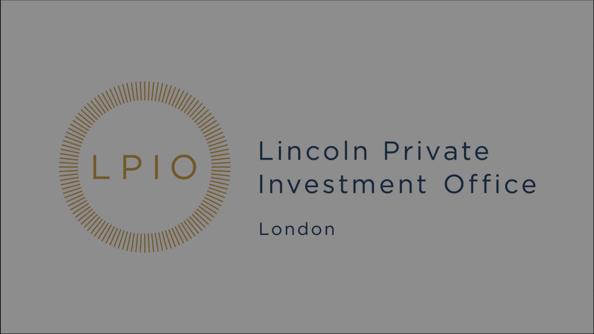 Lincoln Investment Conference.mov on Vimeo