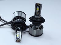 Video  LED žárovky H4 pro auta S9 Přední světlomety + 300% jas CANBUS - 2ks