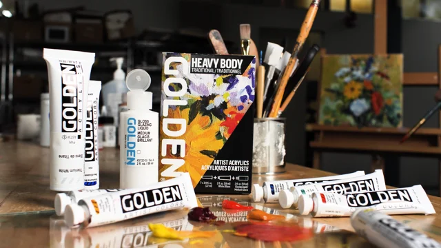 Golden Heavy Body Artist Acrylic Paints and Sets