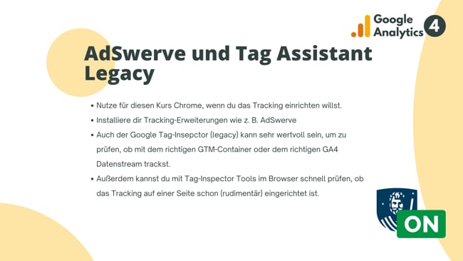 AdSwerve und Tag Assistant Legacy