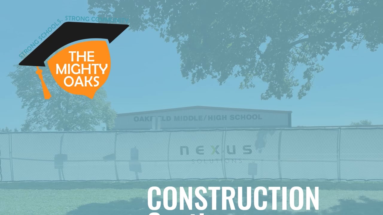 Oakfield Construction Updates 3.3 on Vimeo