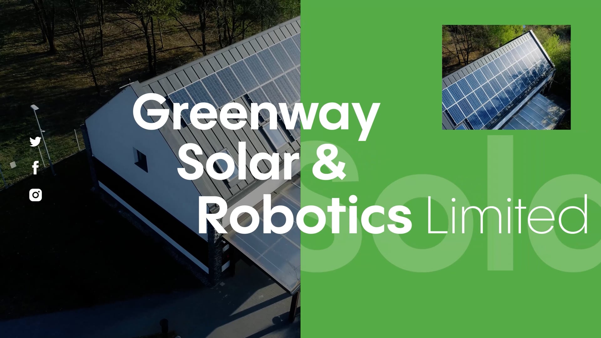 Greenway solar and robotics promotional video