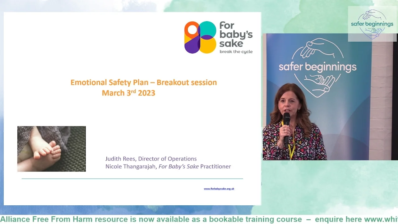 Judith Rees and Nicole Thangarajah, For Baby’s Sake - Emotional Safety ...
