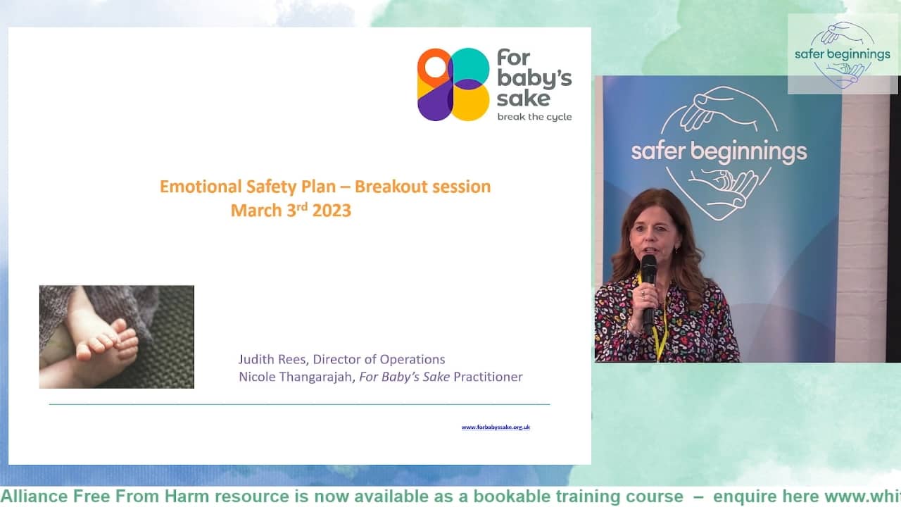 Judith Rees and Nicole Thangarajah, For Baby’s Sake - Emotional Safety ...