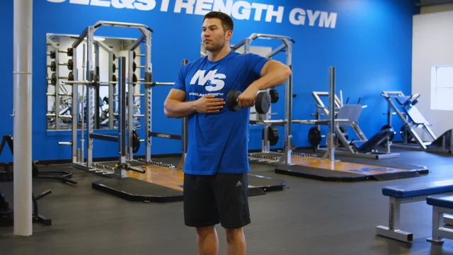 One-Arm Dumbbell Upright Row: Video Exercise Guide & Tips