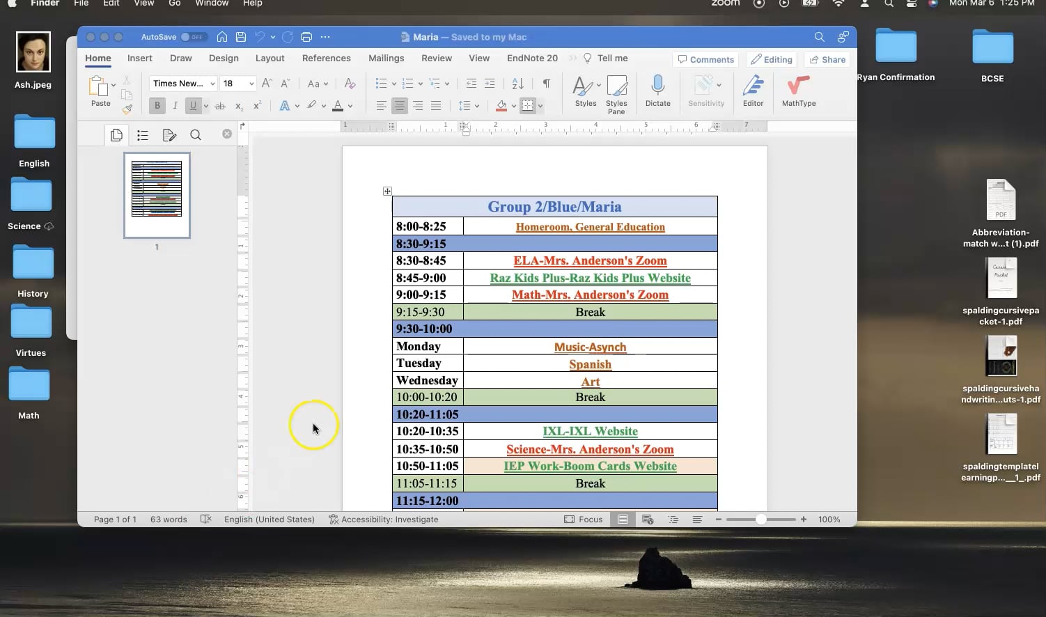 CLickable Schedule.mp4 on Vimeo