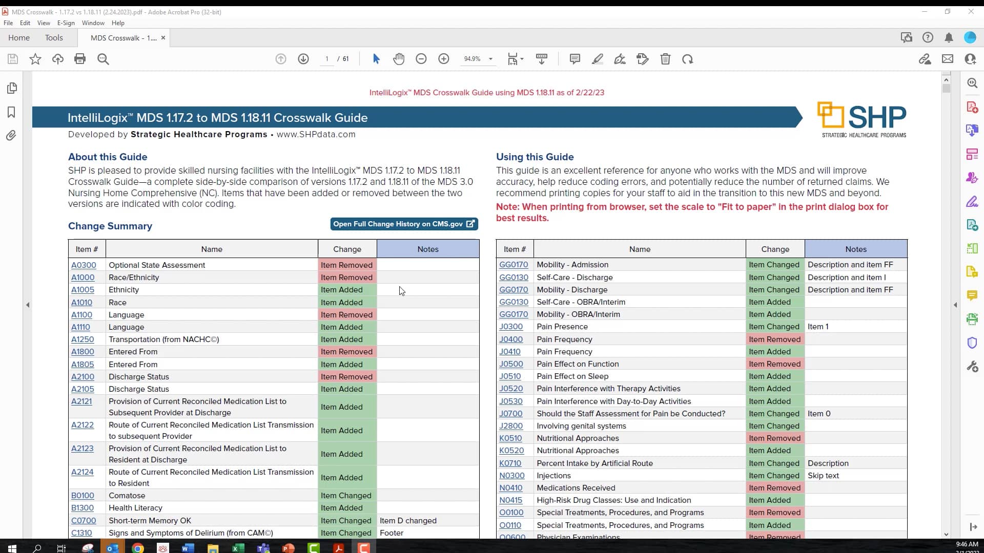 Using the intellilogix mds crosswalk guide on vimeo