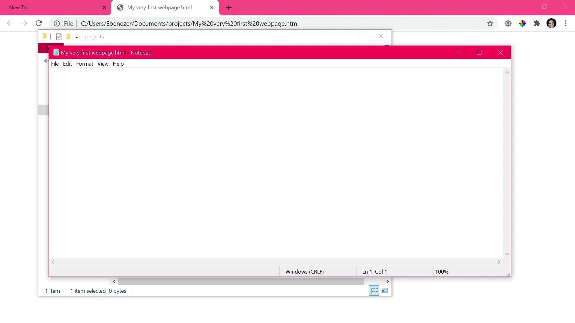 004 - Our first introduction to HTML tags on Vimeo