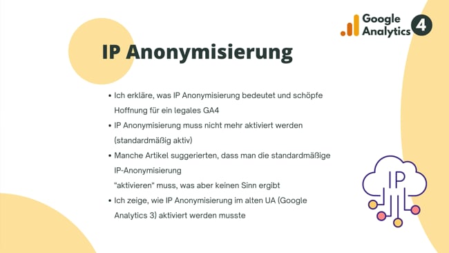 IP Anonymisierung
