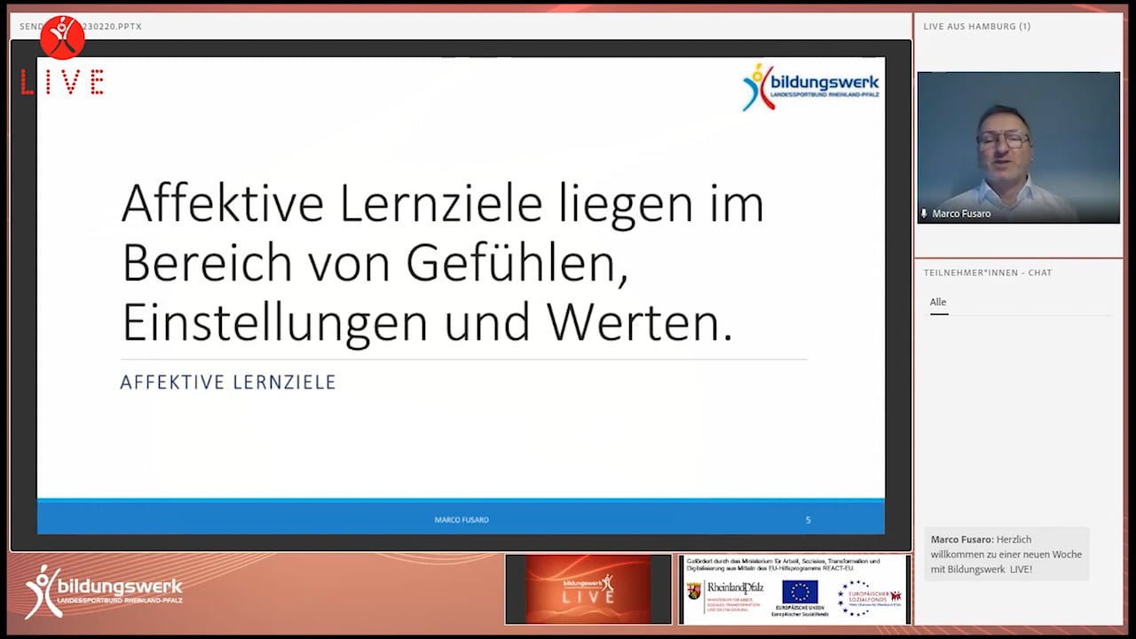 Lernziele Formulieren. Teil 3 Von 3: Affektive Lernziele, Sendung Vom ...