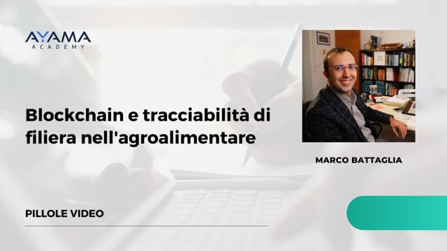 Blockchain e tracciabilità di filiera nell'agroalimentare