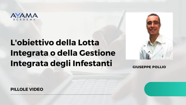 L'obiettivo della Lotta Integrata o della Gestione Integrata degli Infestanti