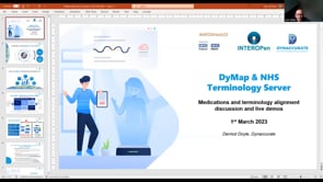 DyMap demoed at NHS / INTEROPen March 2023 Hackathon!