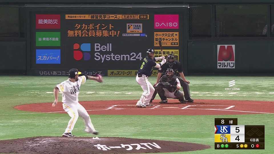 【■鉄壁■】ホークス・オスナ『圧巻すぎる“3者連続三振”』