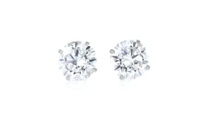 6.00 ct. t.w. CZ Stud Earrings in 14kt White Gold