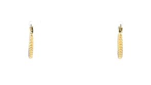 14kt Yellow Gold Jewelry Set Three Pairs of Huggie Hoop Earrings