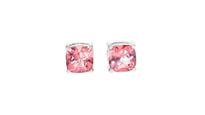 2.20 ct. t.w. Pink Topaz Stud Earrings in Sterling Silver