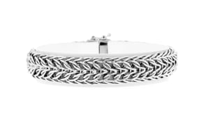 Sedusa-Link Bracelet in Sterling Silver with Magnetic Clasp