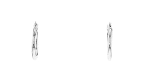 Sterling Silver Jewelry Set Three Pairs of 2mm Hoop Earrings