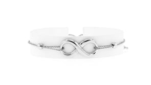 Sterling Silver Infinity Symbol Bolo Bracelet