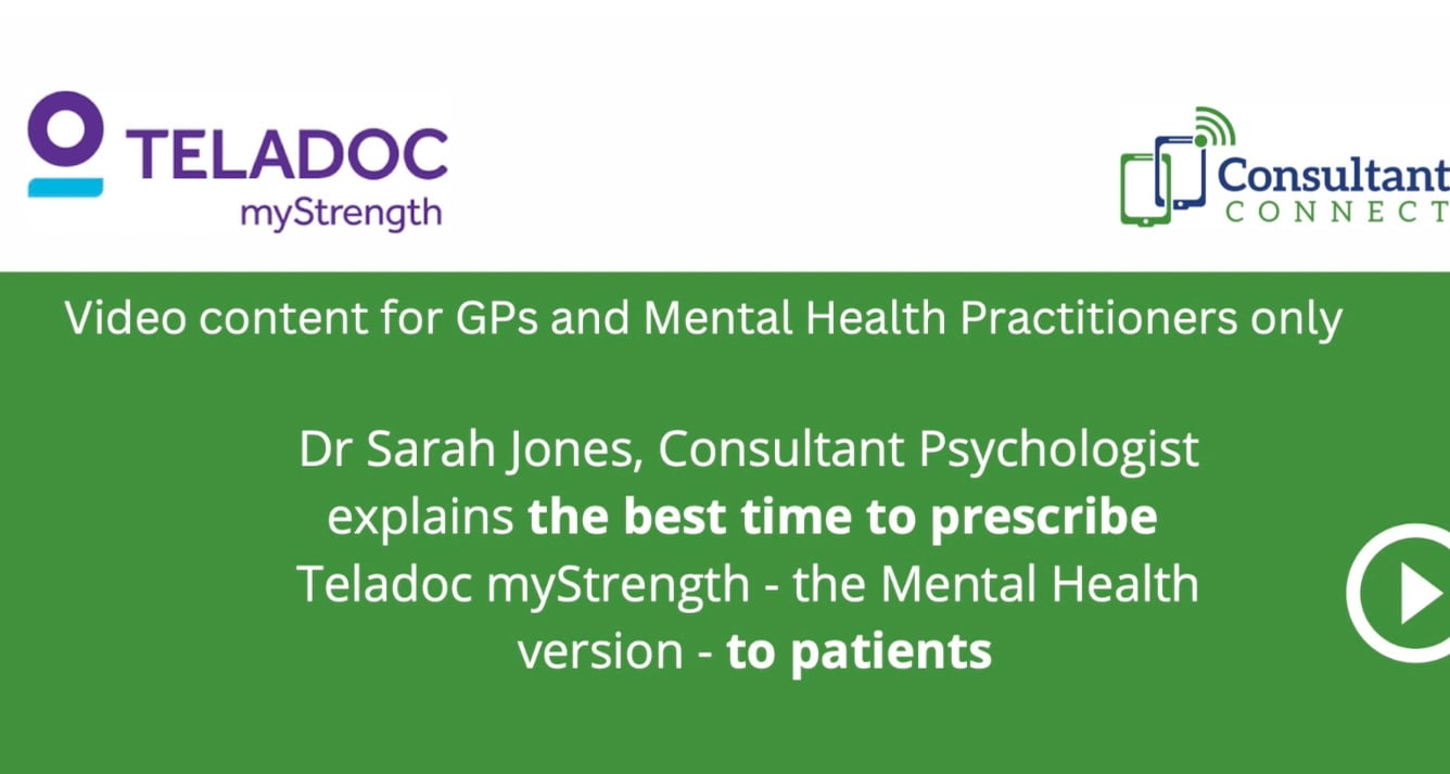 When To Prescribe - Teladoc MyStrength Mental Health Version On Vimeo