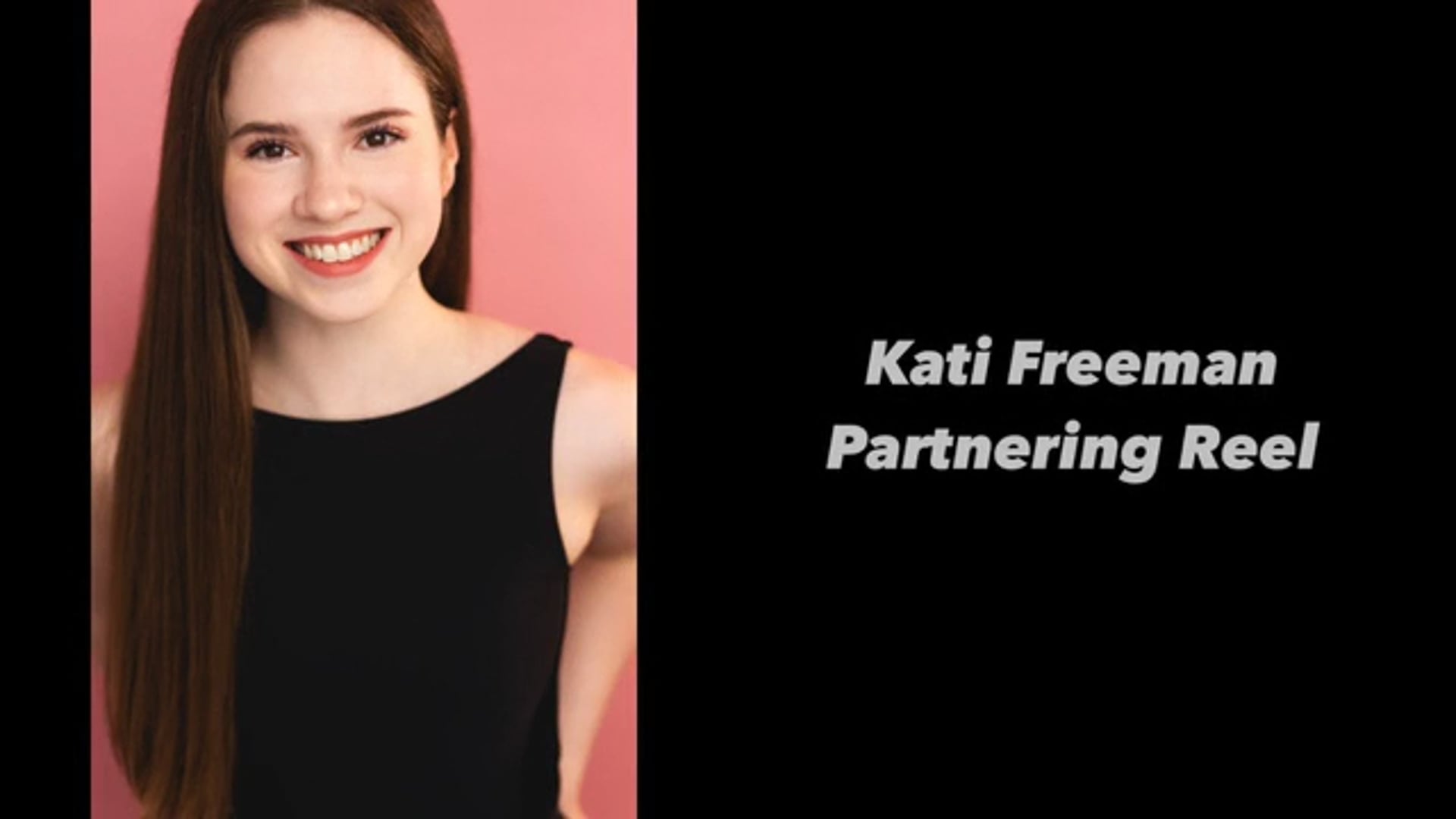 Kati Freeman - Partnering Reel - 2023