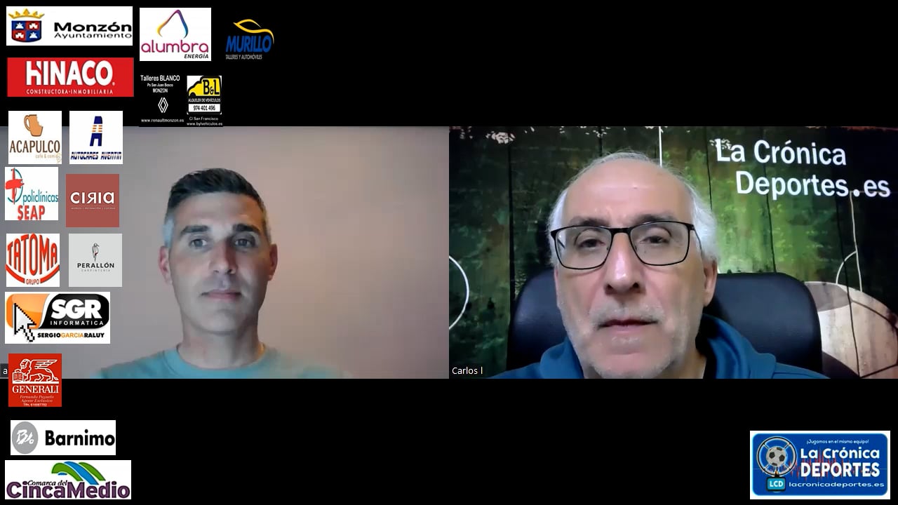 CRISTIAN ABAD EL ADIOS AL AT.MONZÓN DEJANDO UN GRAN RECUERDO DE LA PERSONA Y DEL ENTRENADOR
