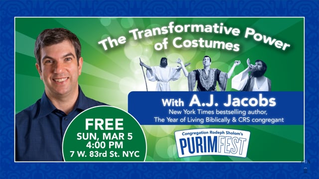 The Transformative Power of Costumes with A.J. Jacobs • 3/5/2023