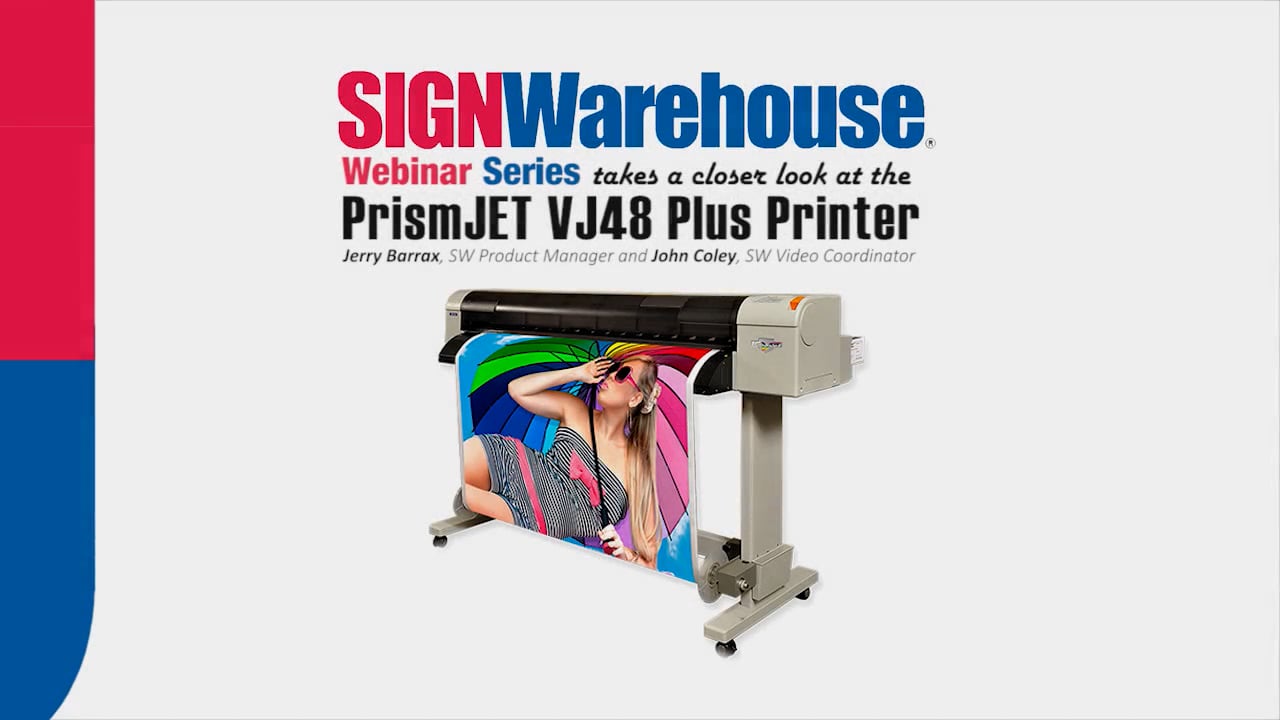 PrismJET VJ48 Plus - Intro, Printer Specs, &amp; Wave Printing - Part 1 - 6 ...