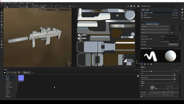 M2A2 - Gerando Baking da Malha 3D