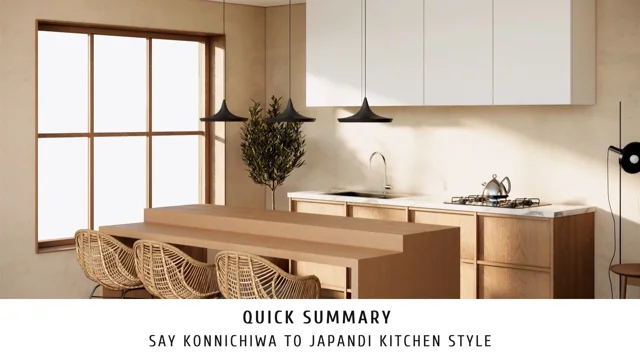 Traditional Japanese Kitchens Blend of Simplicity and