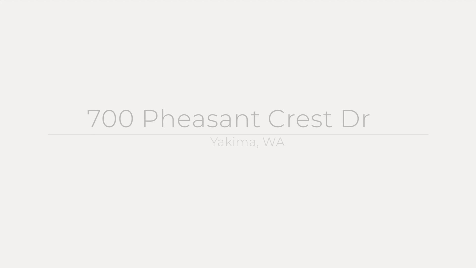 700 Pheasant Crest Dr, Yakima, WA on Vimeo
