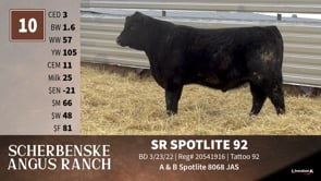 Lot #10 - SR SPOTLITE 92