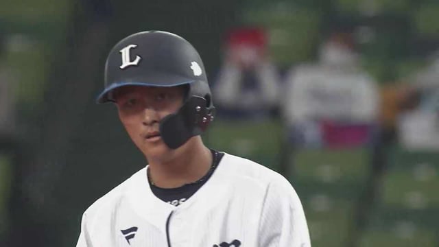 【8回裏】支配下登録へ向けて!! ライオンズ・古市尊 代打起用に応えるライトへの2ベースヒット!!  2023年3月9日 埼玉西武ライオンズ 対 中日ドラゴンズ