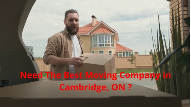 Get Movers | Moving Company in Cambridge, ON