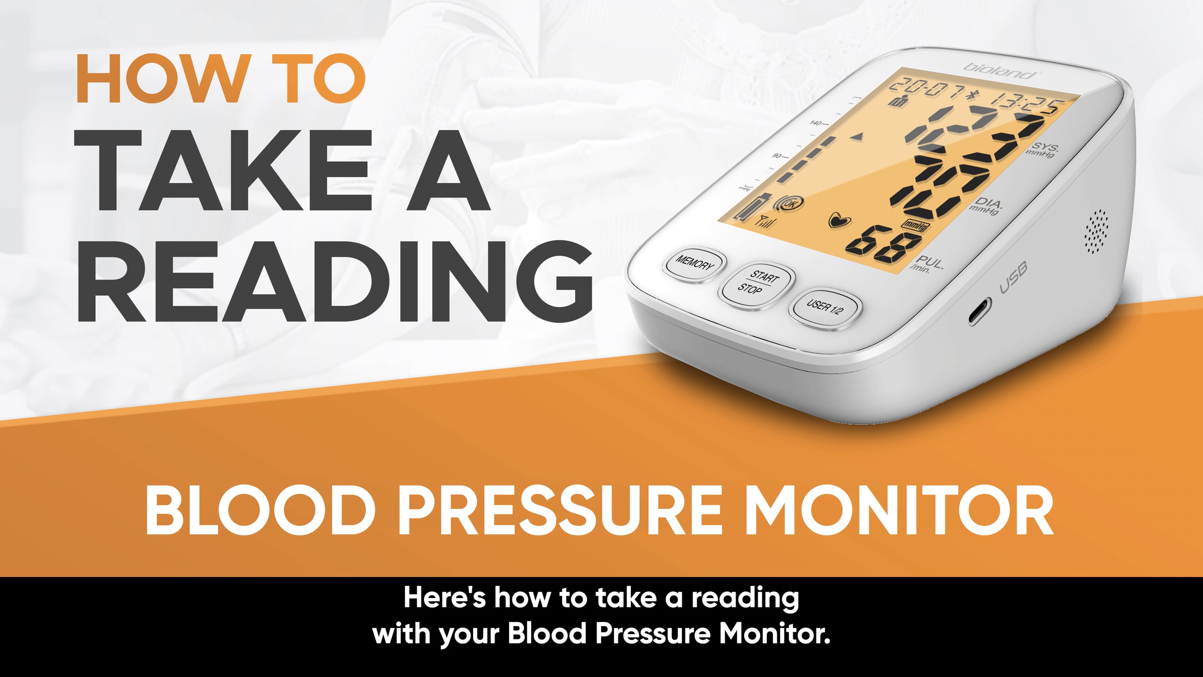 How To Take a Reading Blood Pressure Monitor on Vimeo