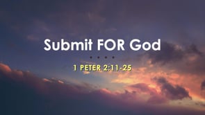Submit FOR God