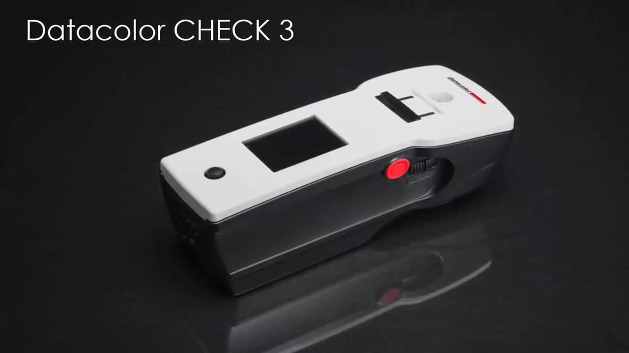 Datacolor CHECK 3 Portable Sphere Spectrophotometer on Vimeo