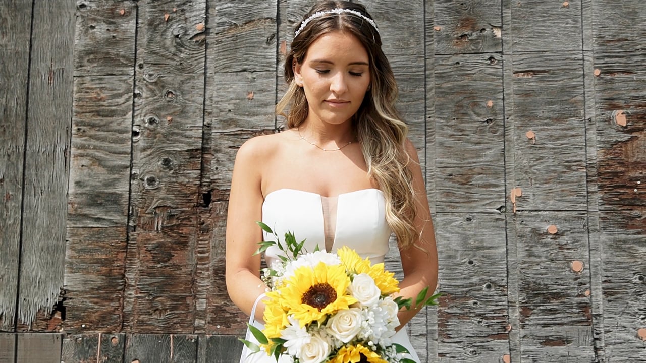 Still frame from Mariana & Max’s wedding highlight film at Maneeley’s