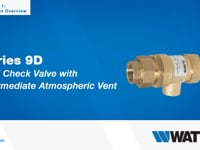Watts Series 9D 1/2 x 1/2 in. Bronze Union Sweat x Socket Weld Dual Check Valve with Atmospheric Vent W9DSM3D at Pollardwater