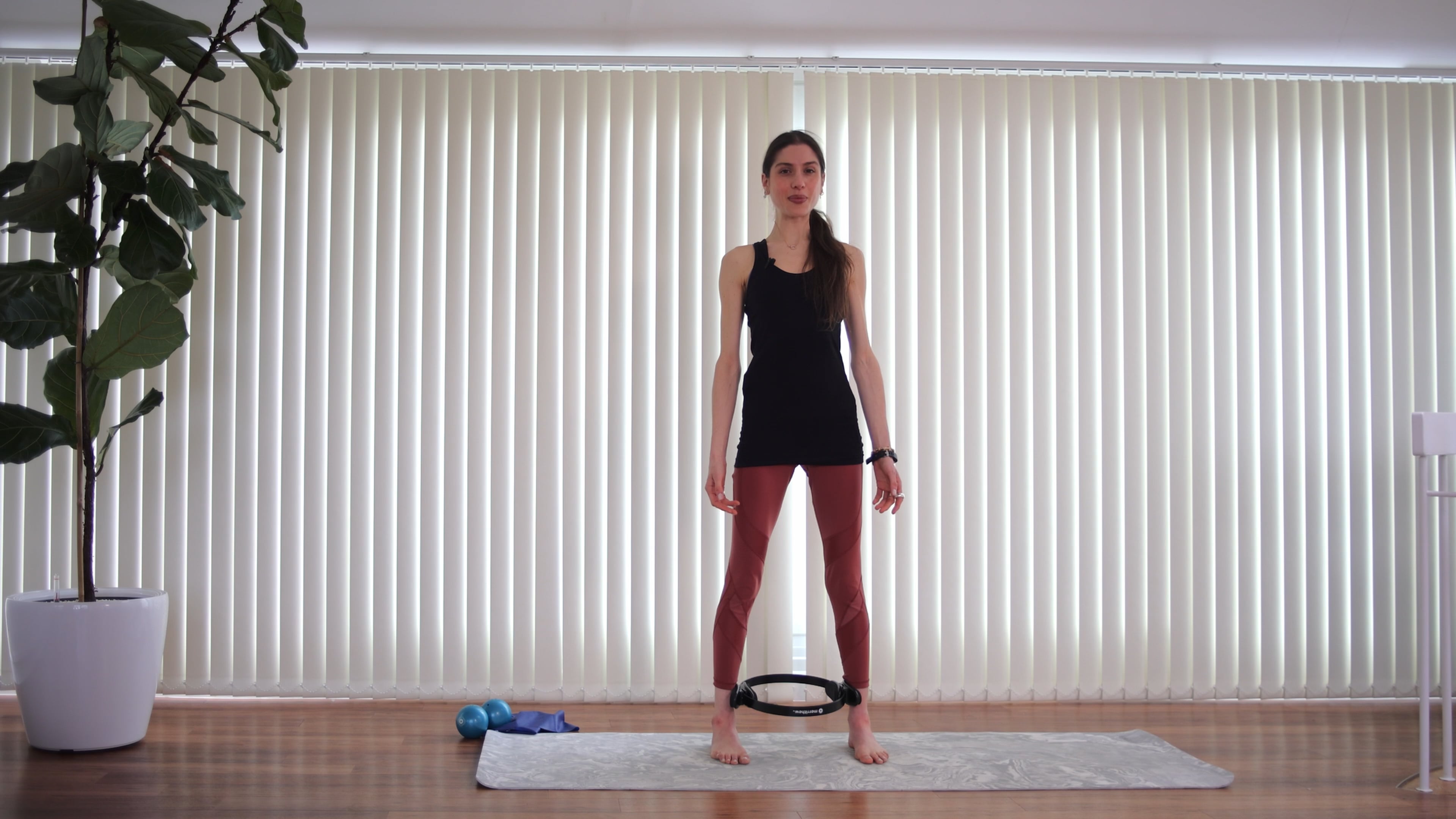 19 min Pilates circuit with props