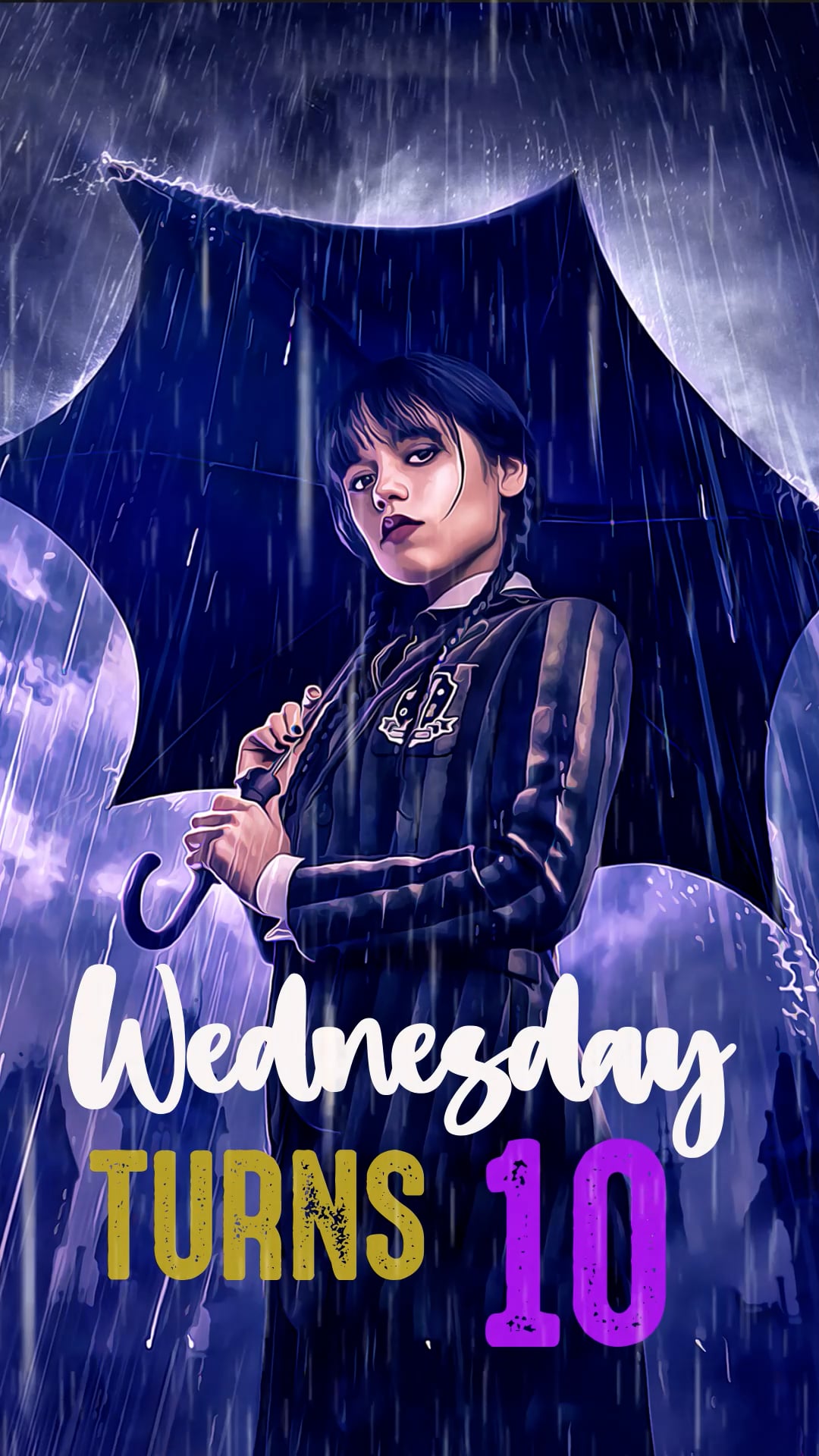 Wednesday addams birthday video invitation on vimeo