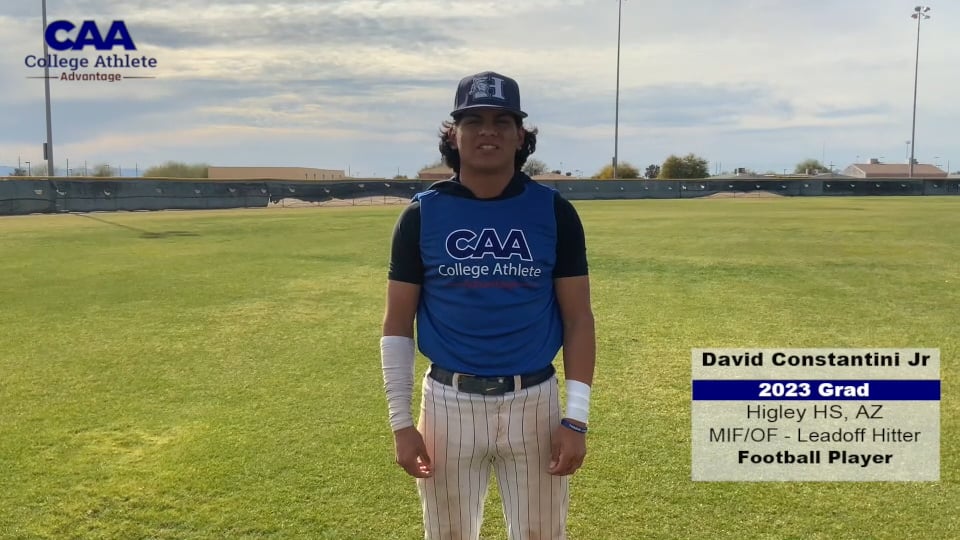David Constantini Jr - 2023 Grad - Offense