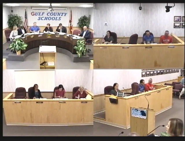 School Board Meeting Videos - Gulf District Schools