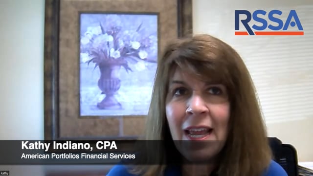 Why Become an RSSA®? A Testimonial by Kathy Indiano, CPA, RSSA®