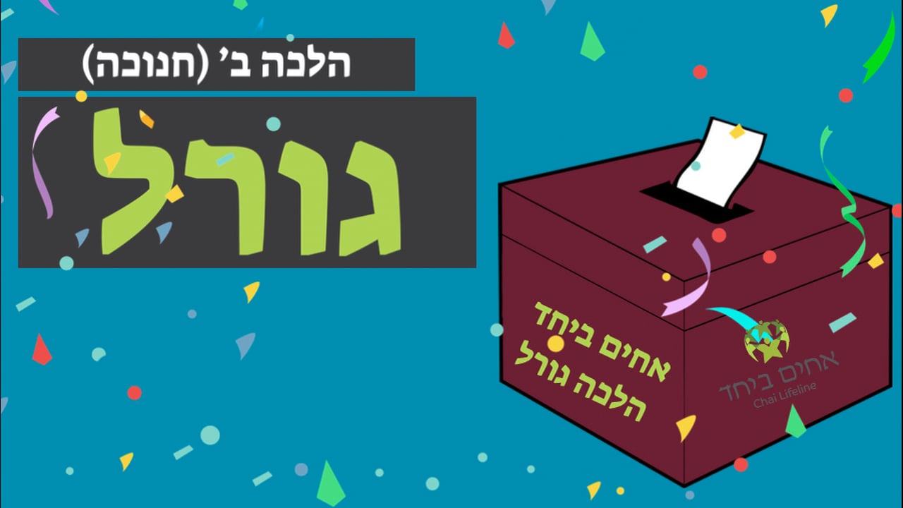 הלכה גורל ב - חנוכה