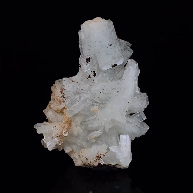 Pectolite (fine crystals)