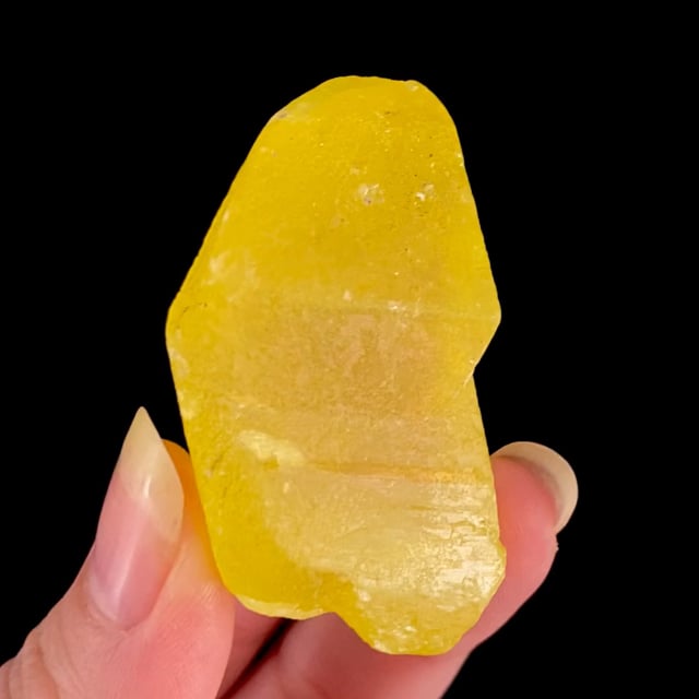Sulfur (gemmy crystal)