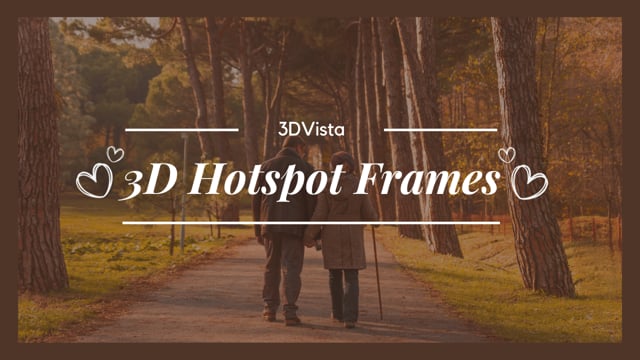 3DVista - 3D Hotspot Frames