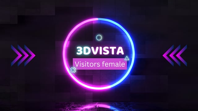 3DVista - Visitors female 캐릭터